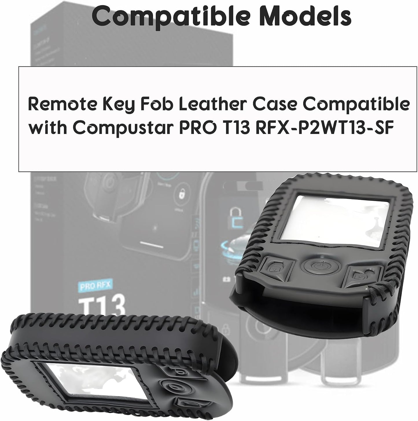 2 Fundas piel control remoto Compustar PRO T13