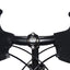 Manoplas neopreno manillar bicicleta frío 2 aberturas negro