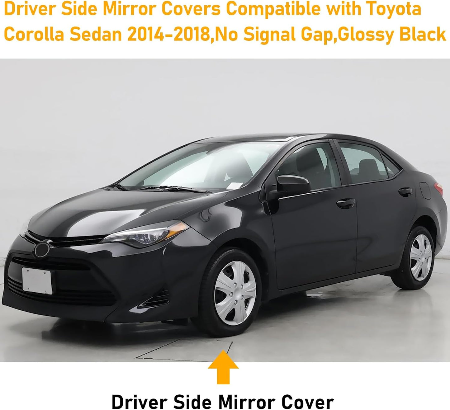 Repuesto tapa espejo Toyota Corolla 11ª gen negro