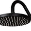 Sistema regadera Kauai III 8" lluvia 5 func. negro mate