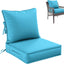 Cojines asiento exterior 19x19x4" impermeable set