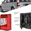 Luces traseras Chrysler Town & Country 11-16 LED derecho