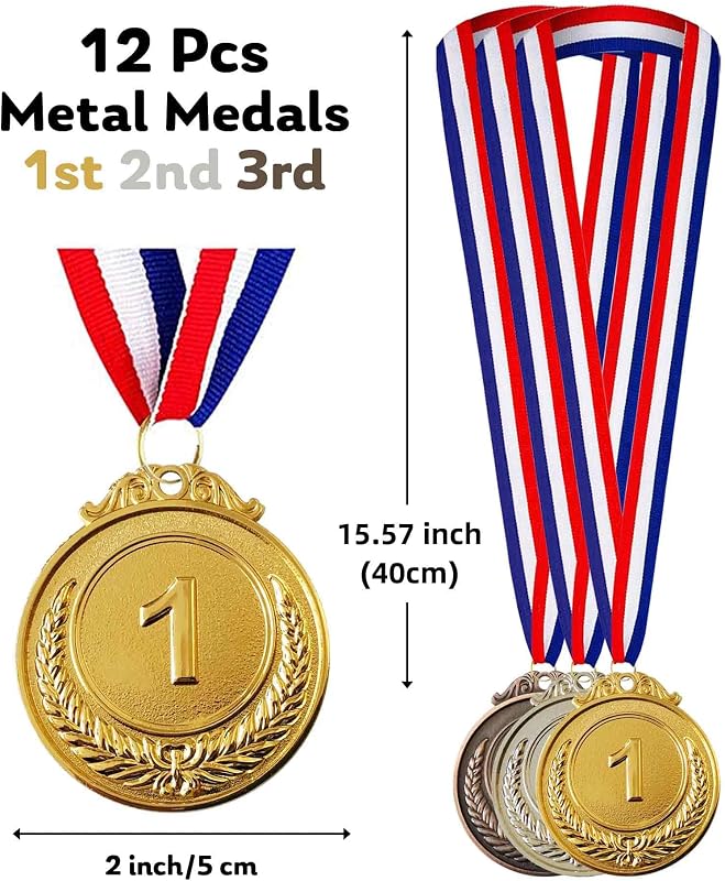 Medallas oro plata bronce estilo olímpico 2pulg para premios