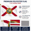 Bandera doble cara Florida 3x5ft resistente UV lona