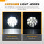 Luz trasera redonda 4" para remolque 12 LED ámbar IP67