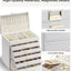 Caja organizadora joyas 6 capas para collar anillo