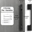 10 Tiradores Gabinete Negro Mate 6.3" Manijas Cajones