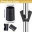 Clips alambre para estantes negro 50 pzas 1pulg ajustables