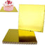 Tablas cuadradas tarta 12pulg cartón corrugado set 10