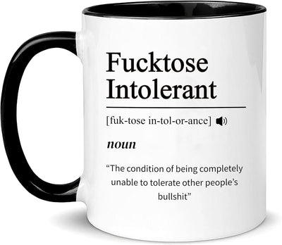 Taza café cerámica 11oz con frase grosera