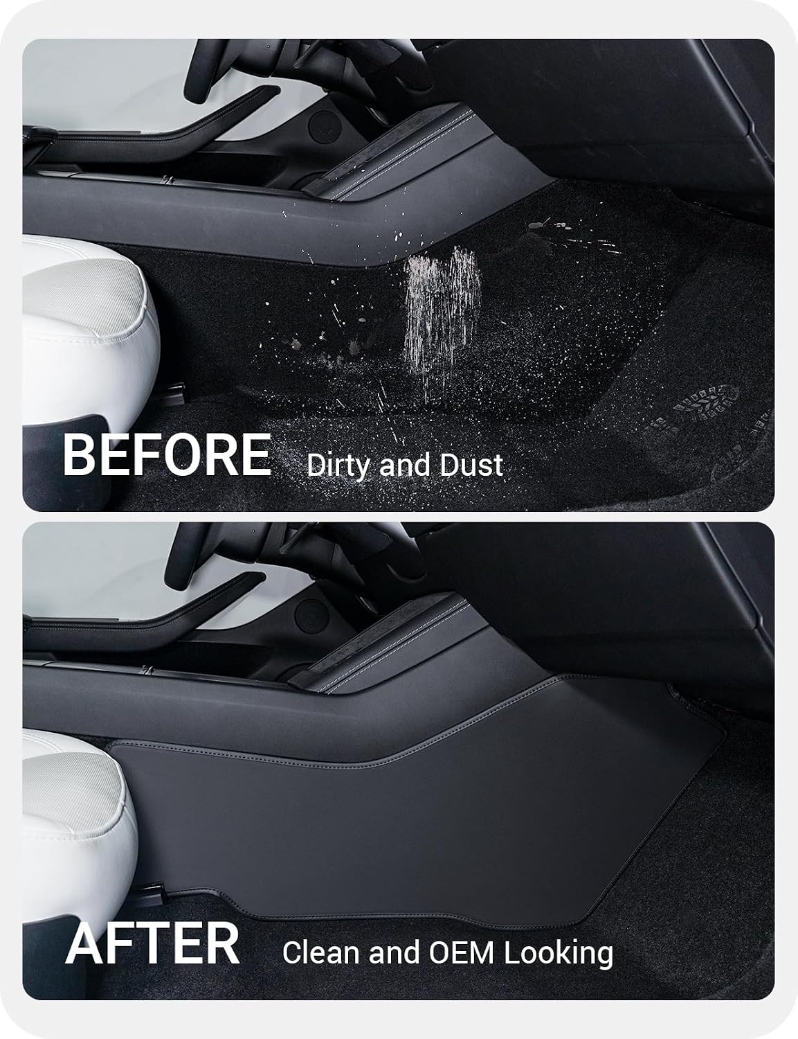 Alfombrillas laterales antipatadas Tesla Model 3 estándar