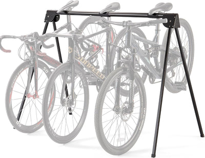 Soporte 3 bicicletas portátil interiores exteriores