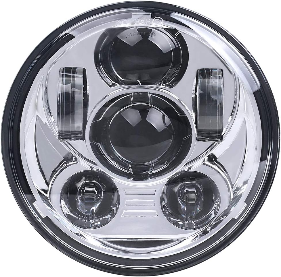 Faro delantero LED motocicleta 5.75pulg comp Harley