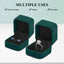 2 Cajas Terriopelo para Anillos y Pendientes Regalo