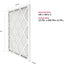 Filtro aire MERV 11 18x30x1" set 4 electrostático HVAC
