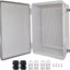 Caja eléctrica plástico ABS con pestillo acero inox