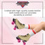 Patines gamuza marrón ruedas poliuretano rosa 85A ABEC 3