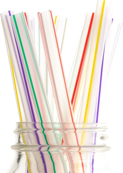 Pajitas batido jumbo 8.5pulg sin BPA 250uds