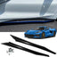 Faldas laterales Chevy Corvette C8 ZKit Negro Brillante