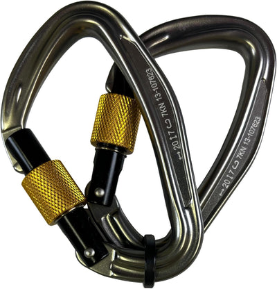 Set 2 Carabineros Aluminio Ultraligeros 5600lb