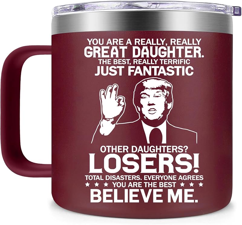 Taza café 14oz regalo hija Navidad cumpleaños