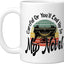 Taza cerámica para escritor humorístico blanco