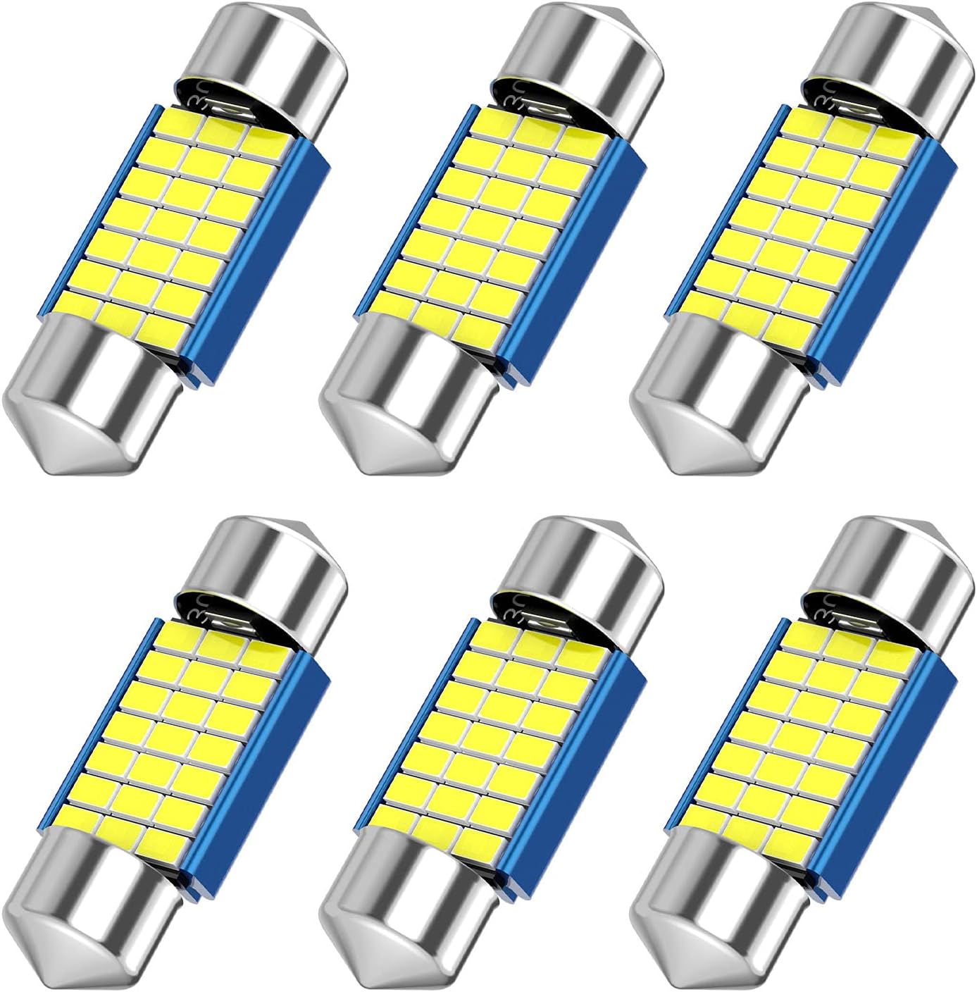 Bombillas LED 12V 21SMD para coche interior cúpula mapa