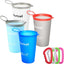 Vaso plegable TPU 6.8oz para correr maratón ciclismo