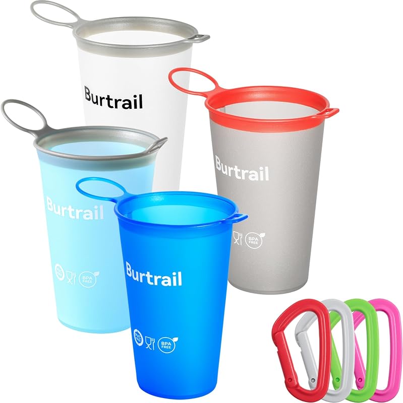 Vaso plegable TPU 6.8oz para correr maratón ciclismo