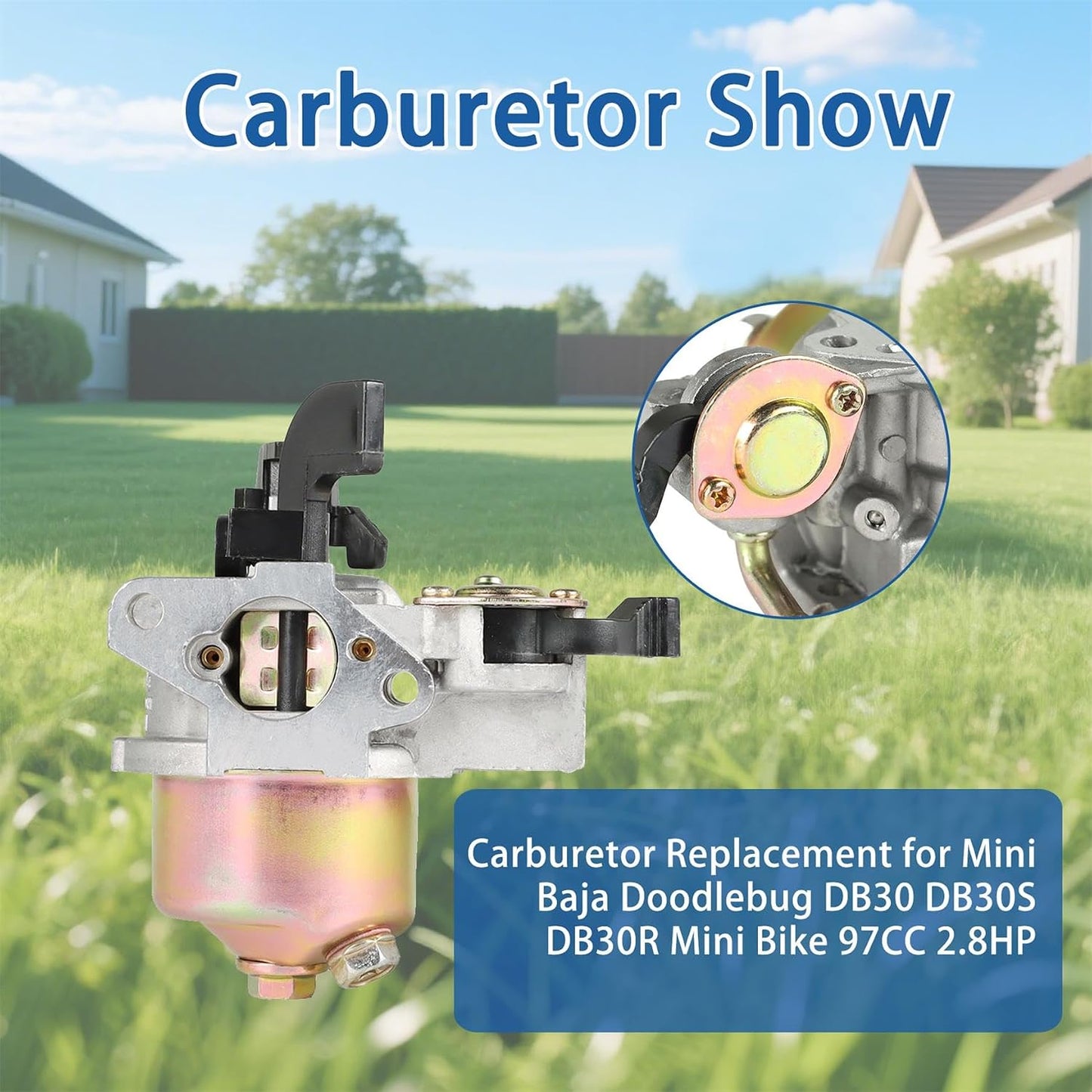 Repuesto carburador Mini Baja Doodlebug DB30 97CC