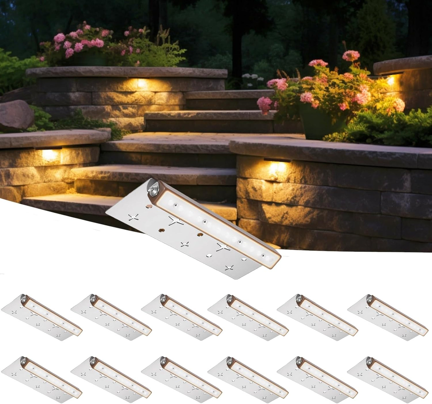 Luces led pared impermeables ip67 7pulg exterior 12v
