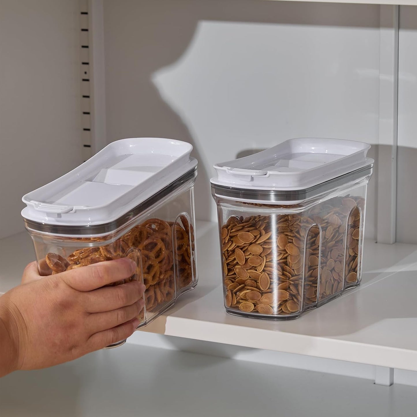 Set 2 Recipientes Almacenamiento 1.5L Sin BPA