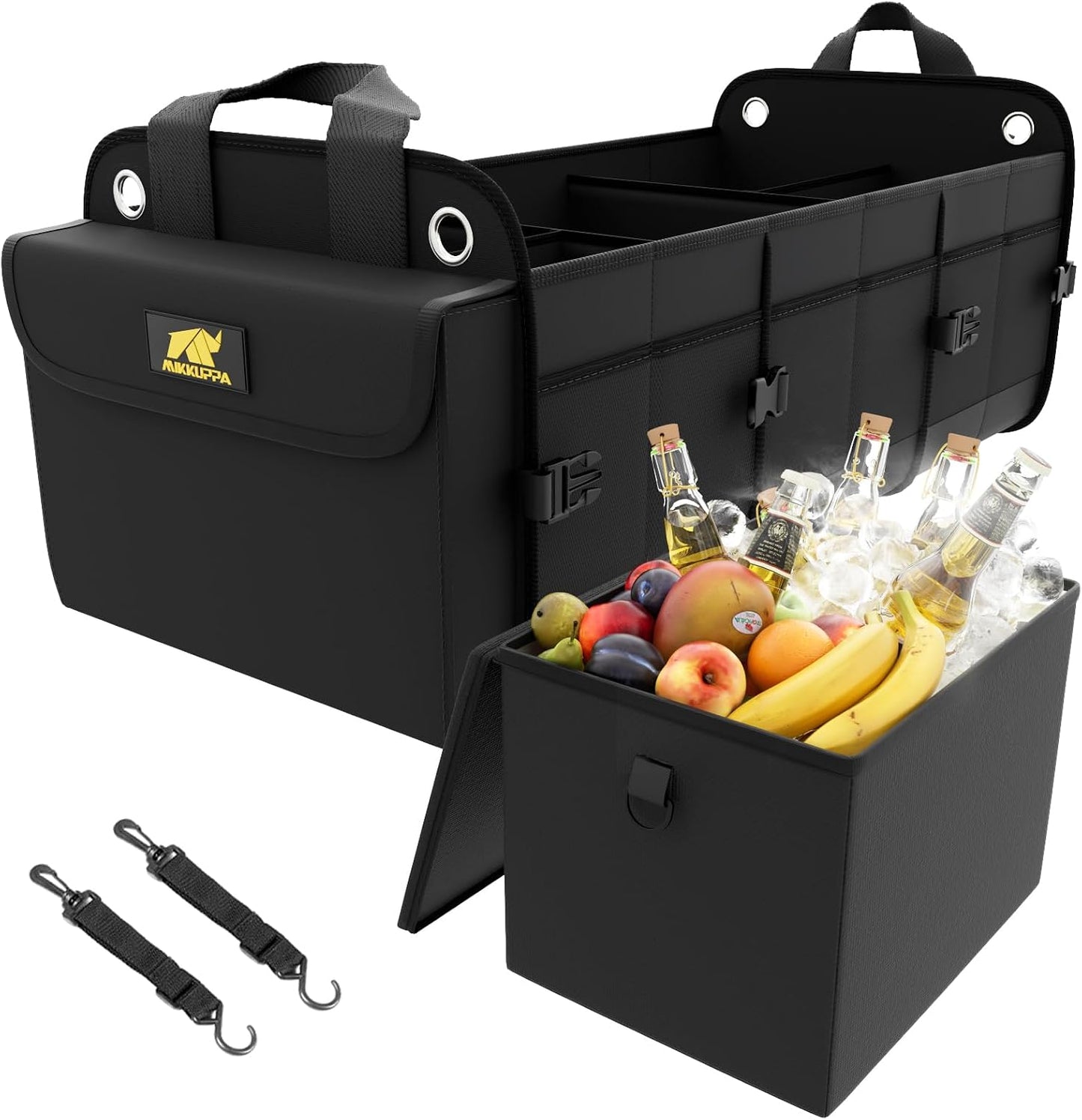 Organiz. maletero auto 100L Oxford 2 correas