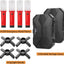 Set 4 luces LED estroboscópicas seguridad con base magnética
