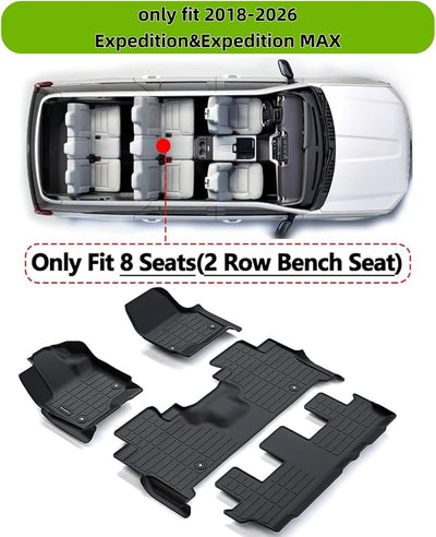 Alfombrillas Ford Expedition 18-26 con forro TPE
