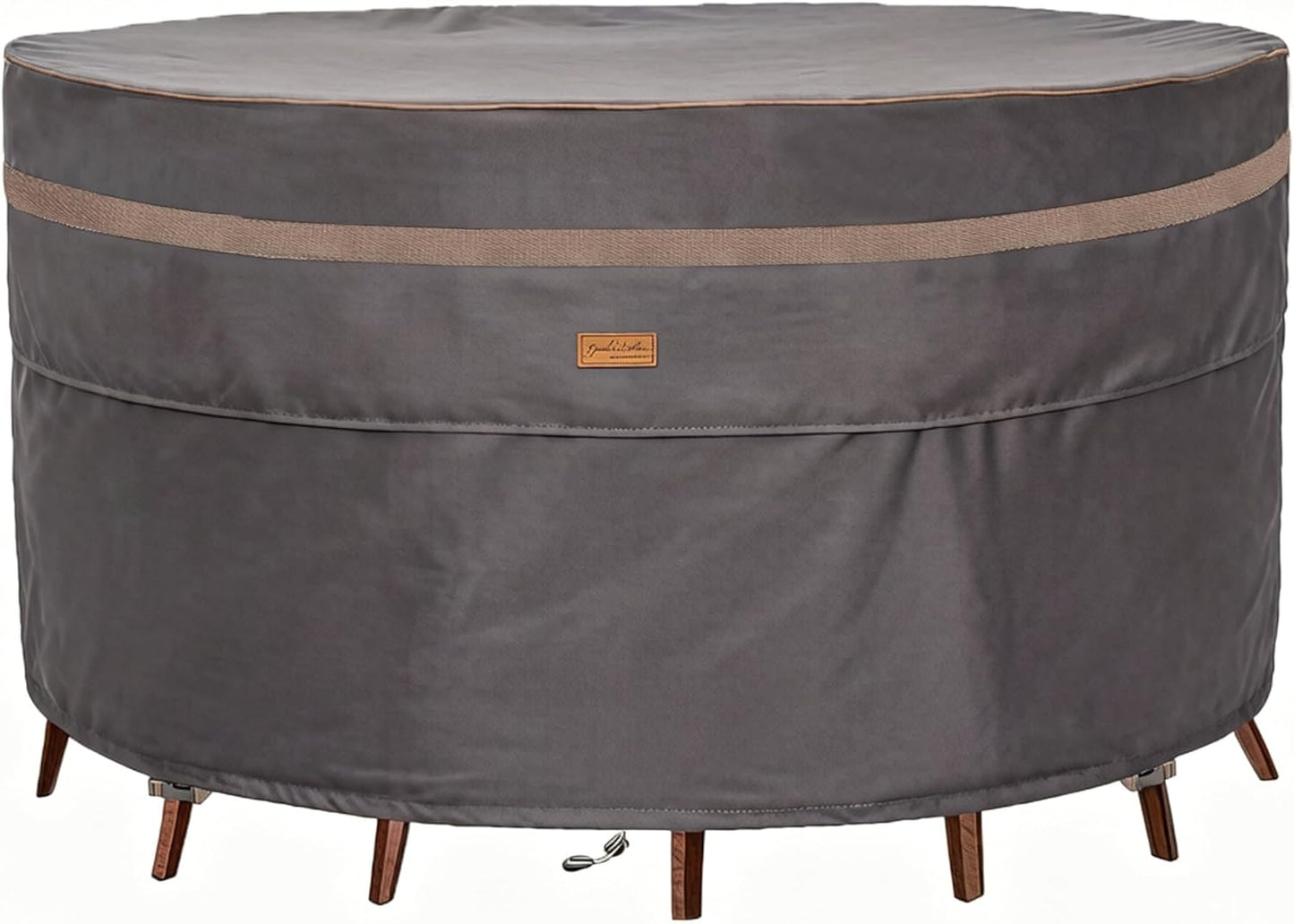 Fundas impermeables para muebles de patio redondas 84pulg