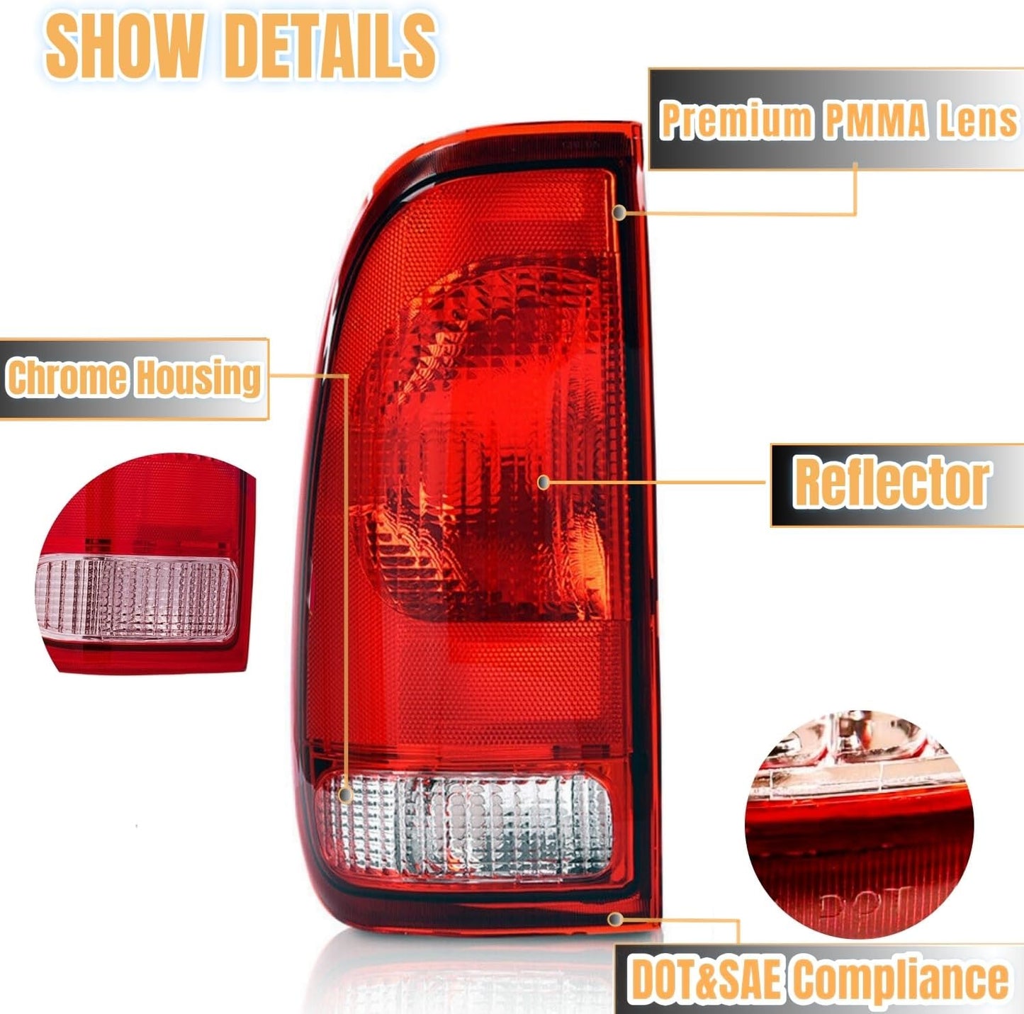 Luz trasera Ford Serie F 97-07