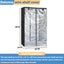 Cubierta estante impermeable 600D 24x14x59"