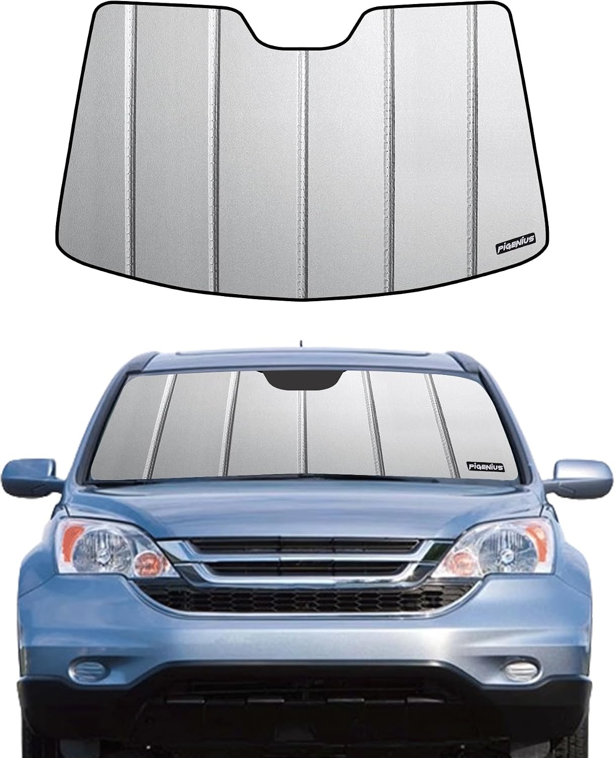 Parasol parabrisas Honda CR-V 07-11 cuero gris