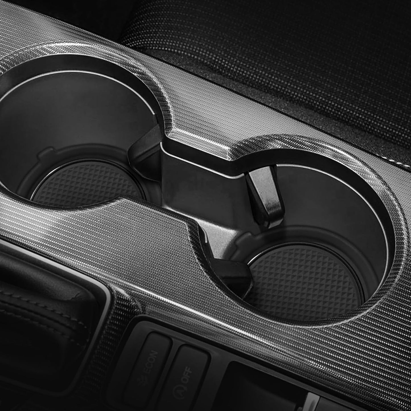 Insertos portavasos Civic 11ª gen silicona 3D antipolvo 3uds