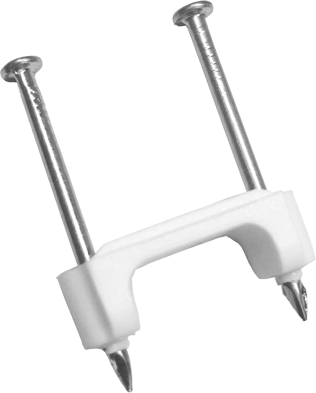 Grapas plástico para cables eléctricos 3/4pulg 175uds blanco