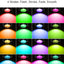 Luces LED RGB interiores con control remoto 120V 10W enchufe