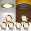 Iluminación empotrada LED 6pulg 12W luz nocturna regulable