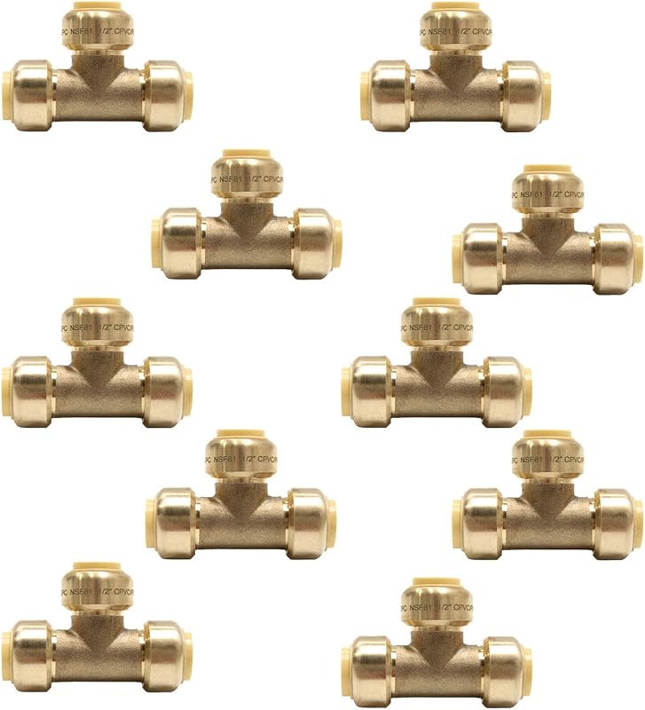 10 Unids Conector Pex Cobre CPVC Clip Desconexión Latón