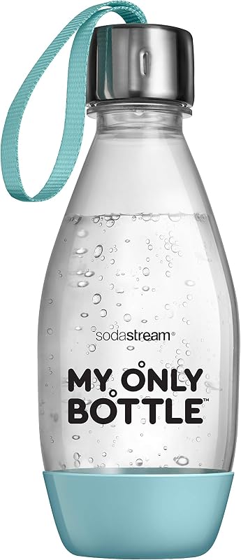 Botella agua con gas Sodastream 0.5L color azul