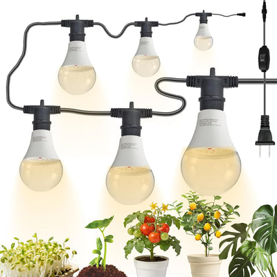 Bombilla LED A25 espectro completo para cultivo interior 15W