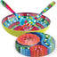 4 Pzas Plato Llano Melamina 11pulg Interior Exterior