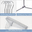 20 Pzas Colgador Ropa Acero Inox 17"