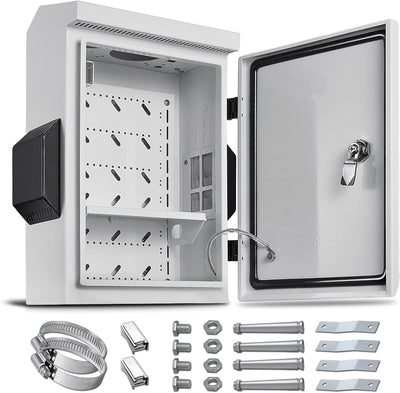 Caja eléctrica al aire libre acero laminado IP65