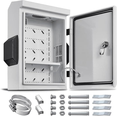 Caja eléctrica al aire libre acero laminado IP65